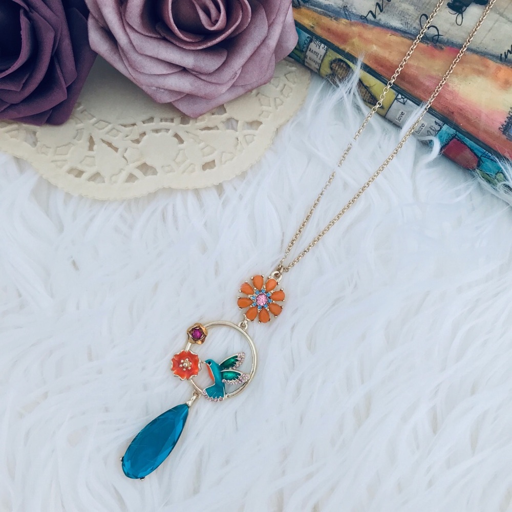 KATE SPADE • Scenic Route Hummingbird Necklace - Picture 4 of 4